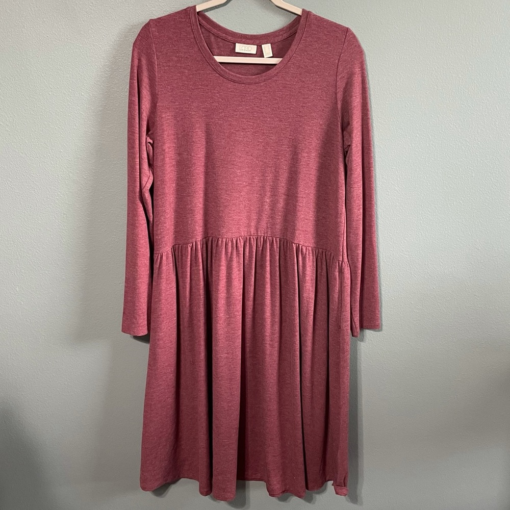 - LOGO Lori Goldstein Lounge Salmon Red Dress